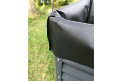 Hot Pflanzvlies, schwarz, Vlies 200g/m², 180x90x100cm, für Hochbeet mit 180cm Hochbeet|Gartenmöbel-Zubehör & Ersatzteile