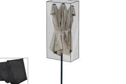 Best Premium Abdeckhaube für Leco Ovalschirm, schwarz, wasserbeständig, Ø67 x 157 cm Schutzhüllen|Sonnenschirme