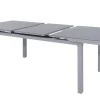 New Premium Ausziehtisch, silber/grau, Alu/Glas, 180/240x100cm, automatischer Ausziehmechanismus Gartentische