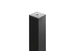 Discount Premium Ausziehtisch, anthrazit/grau, Aluminium/Glas, 180/240x100cm, automatischer Ausziehmechanismus Gartentische