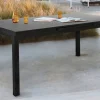Sale Premium Ausziehtisch, anthrazit/grau, Alu/Glas, 180/240x100cm, automatischer Ausziehmechanismus Gartentische