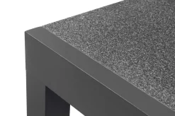 Discount Premium Ausziehtisch, anthrazit matt, Alu/Spraystone, Tischplatte 160/260 x 100 cm, pulverbeschichtet, höhenverstellbare Füße Gartentische