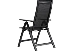 Outlet Premium Garten-Essgruppe, 8 Personen, ausziehbarer Tisch 180–240 cm, Alu/Textilene, 6 Stapel- 2 Klappstühle Garten-Essgruppen|Aluminium-Gartenmöbel