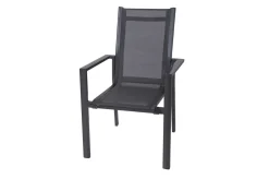 Hot Premium Garten-Essgruppe, 8 Personen, ausziehbar, 180-240cm, Alu/Textilene Garten-Essgruppen