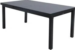 Best Premium Garten-Essgruppe, ® anthrazit matt, Alu/Textilene, Tisch 180/240x100cm, 8 Stapelsessel Garten-Essgruppen|Aluminium-Gartenmöbel