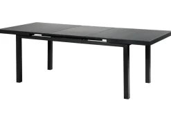 Outlet Premium Garten-Essgruppe, ® anthrazit matt, Alu/Textilene, Tisch 180/240x100cm, 6 Stapelsessel Garten-Essgruppen