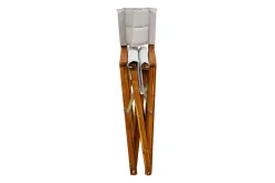 Hot Regiestuhl, creme/natur, Akazie/Polyester, 56 x 55 x 88 cm, FSC®-zertifiziertes Produkt Akazien-Gartenmöbel|Gartenstühle & Gartensessel