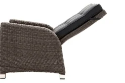Sale Rocking Comfort Set, grau/braun-meliert, Polyrattan, Tisch 220 x 100 cm, 6 Personen Polyrattan-Gartenmöbel|Garten-Essgruppen