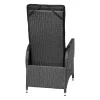 Best Rocking Gartensessel, verstellbar, inkl. Polster, Polyrattan, 60x68x110 cm Polyrattan-Gartenmöbel|Gartenstühle & Gartensessel
