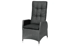Best Rocking Gartensessel, verstellbar, inkl. Polster, Polyrattan, 60x68x110 cm Polyrattan-Gartenmöbel|Gartenstühle & Gartensessel