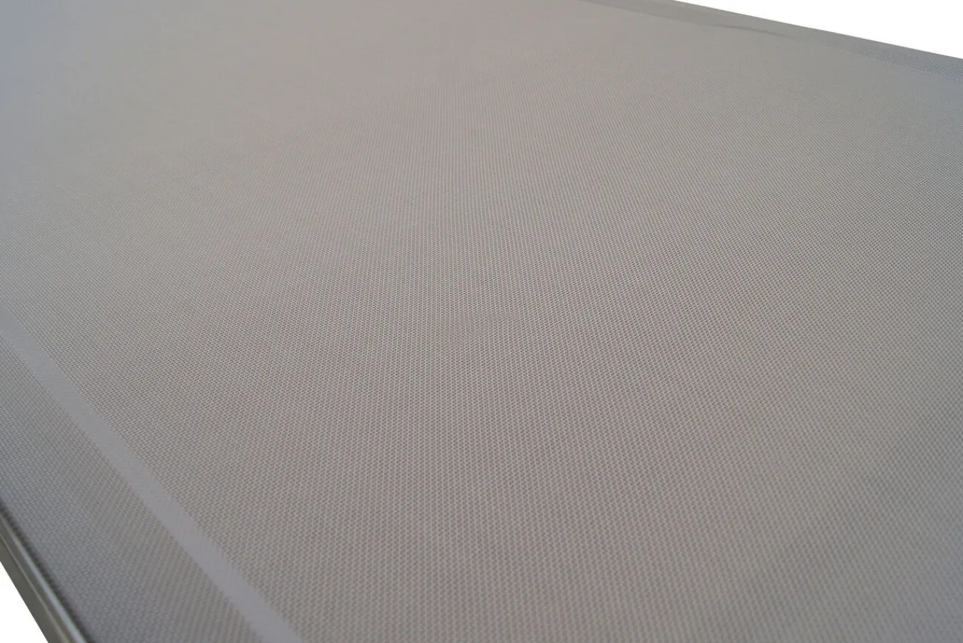 Clearance Rollliege, taupe, Edelstahl/Textilene, verstellbare Rückenlehne, 212x71x36cm Gartenliegen