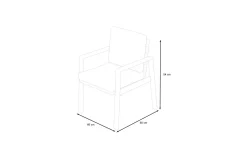 Sale Sessel, hellgrau, Alu/Polyester, pulverbeschichtet, langlebiges Material, montierte Anlieferung Aluminium-Gartenmöbel|Gartenstühle & Gartensessel