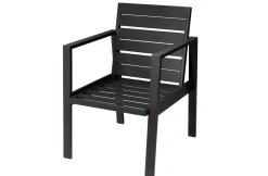 Sale Sessel, hellgrau, Alu/Polyester, pulverbeschichtet, langlebiges Material, montierte Anlieferung Aluminium-Gartenmöbel|Gartenstühle & Gartensessel