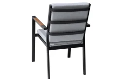 Best Sessel, hellgrau, Alu/Polyester, pulverbeschichtet, hohe Belastbarkeit Aluminium-Gartenmöbel|Gartenstühle & Gartensessel