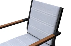 Best Sessel, hellgrau, Alu/Polyester, pulverbeschichtet, hohe Belastbarkeit Aluminium-Gartenmöbel|Gartenstühle & Gartensessel