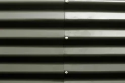 Best Set Hochbeet mit Erweiterungsmodul, anthrazit, Aluminium-Zink-Stahl, 180+80cm Hochbeet