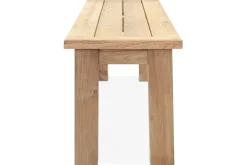 Clearance Sitzbank, natur, recyceltes SLVK-Teakholz, 170 x 40 x 45 cm Gartenbänke & Gartensofas