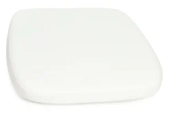 Sitzkissen für Polyrattan-Stühle, creme/weiß, wasserabweisend Sitzkissen