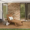 Best Sonnenliege, natur, Akazie, Geölt, Rollbar, Vertikal Verstellbar, FSC®-zertifiziertes Produkt Gartenliegen