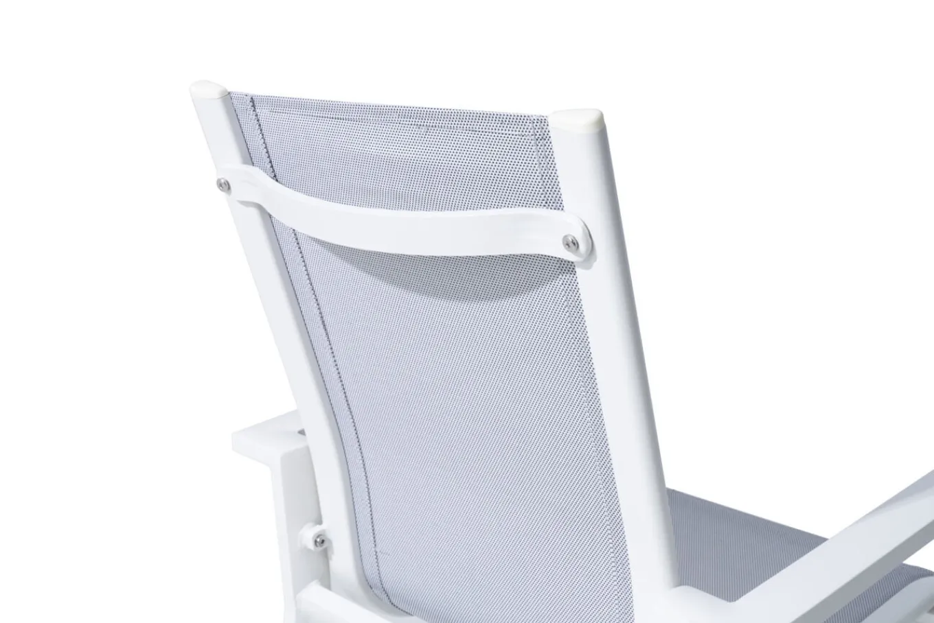 Outlet Stapelsessel, creme/weiß, Alu/Textilene, stapelbar, pulverbeschichtet, robuste Konstruktion Aluminium-Gartenmöbel|Gartenstühle & Gartensessel