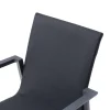Online Stapelstuhl, schwarz, Alu/Textilene, pulverbeschichtet, pflegeleicht, witterungsbeständig Aluminium-Gartenmöbel|Gartenstühle & Gartensessel