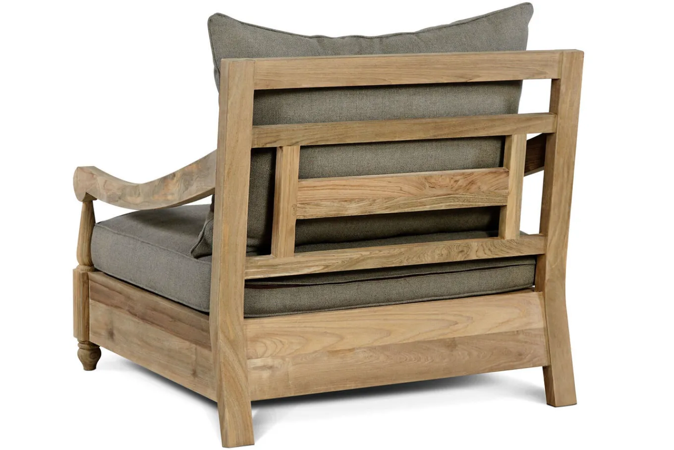 Discount Stuhl, natur, recyceltes Teak, 90X90x82cm, inkl. Kissen, mit Armlehnen, FSC®-zertifiziertes Produkt Gartenstühle & Gartensessel|Teak-Gartenmöbel
