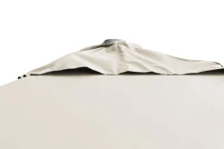 New Sydney Ampelschirm, weiß/creme, Aluminium/Polyester, 300 x 300 cm, inkl. Kreuzständer, UV-beständig Sonnenschirme