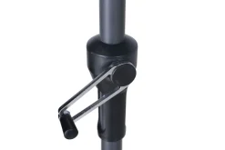 Sale Sydney Mittelstockschirm, anthrazit, pulverbesch. Aluminium/Polyester PA-beschichtet, 270 x 150 cm Sonnenschirme