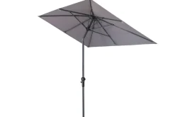 Sale Sydney Mittelstockschirm, anthrazit, pulverbesch. Aluminium/Polyester PA-beschichtet, 270 x 150 cm Sonnenschirme
