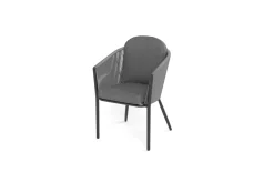 Online Tavio Garten-Essgruppe, schwarz/dunkelgrau, Alu/Rope/Steinimitat, 200/260 x 103 cm, ausziehbar, 6 Diningsessel Garten-Essgruppen