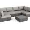 Sale Tiago Gartenlounge für 6 Personen, langlebiges Material, robust, witterungsbeständig Polyrattan-Gartenmöbel|Gartenlounge