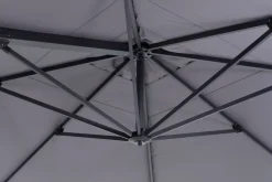 Outlet Ultimate L Ampelschirm, 400 x 400 cm, 360° drehbar, UV-Schutz 80+, Alu/Spuncrylic®, inkl. Schirmständer Sonnenschirme