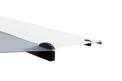 Online Ultimate XL Ampelschirm, anthrazit/creme, Alu/Spuncrylic®, 450 x 450 cm, inkl. befüllbarem Schirmständer Sonnenschirme