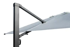 Online Ultimate XL Ampelschirm, anthrazit/creme, Alu/Spuncrylic®, 450 x 450 cm, inkl. befüllbarem Schirmständer Sonnenschirme