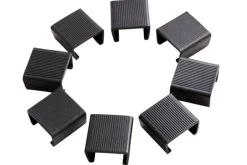 Best Verbindungselemente, schwarz, Kunststoff, sicheres Stecksystem, Set 8 Stück für Modulelemente, Premium und Basic Line Gartenmöbel-Zubehör & Ersatzteile