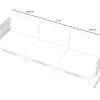 Clearance Visby Gartenlounge 3-teilig, creme/weiß, Alu/Stahl, inkl. Polster, abnehmbare Bezüge,elektrophoretisch beschichtet Gartenlounge|Edelstahl-Gartenmöbel