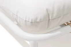 Outlet Visby Loungesofa Mittelteil, creme/weiß, Alu/Stahl, inkl. Kissen, elektrophoretisch beschichtet Stahl-Gartenmöbel|Gartenlounge