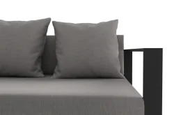 Outlet Willis Ecklounge, anthrazit matt, Aluminium/Polyester, 5 Personen, inkl. Beistelltisch Gartenlounge|Aluminium-Gartenmöbel