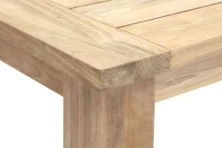 Clearance Zadar Garten-Essgruppe, natur/anthrazit, Alu/Textilene/Teak, Tisch 200 x 100 cm, klappbar, inkl. 6 Sessel Garten-Essgruppen|Aluminium-Gartenmöbel