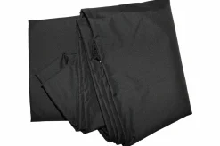 Schutzhülle in L-Form für Lounges, schwarz, Ripstop-Polyester, 235x235x100x70cm, atmungsaktiv Schutzhüllen