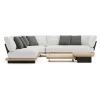 Sale Aurora M Gartenlounge, anthrazit/pale silver, Alu/Polyester/Rope, pulverbeschichtet, inkl. Polster Gartenlounge