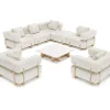 Online Epoque XL Gartenlounge, beige/cloud weave, Alu/Polyester/Schaumstoff, inkl. Polster Gartenlounge
