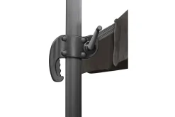 Outlet Rhodos Ampelschirm, anthrazit, quadratisch, 300 x 300 cm Sonnenschirme