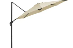 Online Rhodos Junior Ampelschirm, natur, rund, Ø 300 cm Sonnenschirme