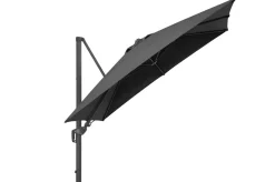 Clearance Rhodos Twist Ampelschirm, anthrazit, quadratisch, 300 x 300 cm Sonnenschirme