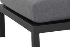 Sale Alvida Mittelmodul, anthrazit/grau, Aluminium/Ranotex, inkl. Polster Gartenlounge|Aluminium-Gartenmöbel