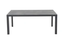 Discount Carlos Esstisch, anthrazit, Alu/Keramik, 180x100 cm, bis zu 6 Personen Gartentische