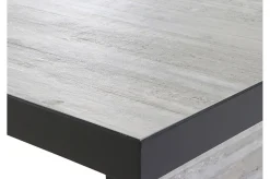 Online Corido/Bellani Garten-Essgruppe, anthrazit/grau, Alu/Geflecht/Keramik, 140 x 85 x 50-72cm, inkl. 4 Diningsessel Garten-Essgruppen|Aluminium-Gartenmöbel