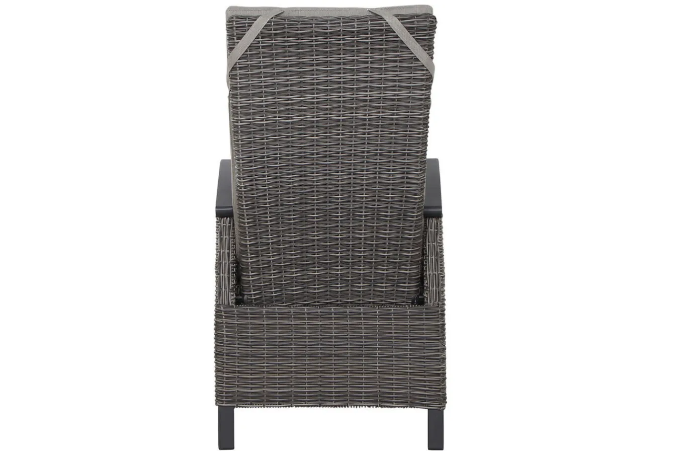 New Corido/Bellani Pinie Gartenlounge, charcoal/anthrazit/pinie-grau, Alu/Keramik/Gardino®-Geflecht, Lifttisch 140x85 cm, 4 Dining Move Sessel Polyrattan-Gartenmöbel|Gartenlounge