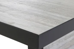 Online Corido/Bellani Pinie Gartenlounge, charcoal/anthrazit/pinie-grau, Alu/Keramik/Gardino®-Geflecht, Lifttisch 140x85 cm, 4 Loungesessel Polyrattan-Gartenmöbel|Gartenlounge